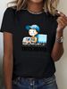 Frühling und Sommer neue Damenmode aus Europa und Amerika, lockere Oberteile, bedruckte Damen-T-Shirts_voghion.com