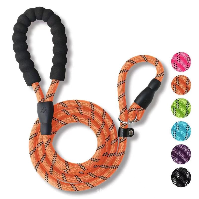 P Pet Leash Golden Retriever Labrador Explosion-Proof Traction Belt Chain Rope Large Dog_voghion.com