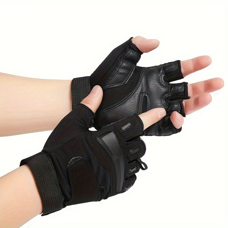 Half Finger For Men Women, Non-slip Breathable Outdoor Training, Sports, Bicycle And Motorcycle Gloves_voghion.com