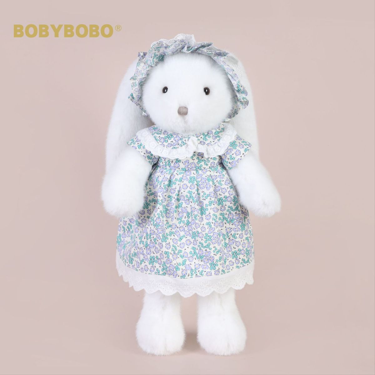 White Dressing Toffee Rabbit Doll Children Hug Comfort Plush Toy Girlfriend Birthday Gift_voghion.com