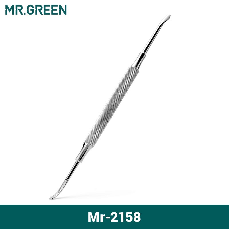 Nail MR.GREEN wielofunkcyjne narzędzia do pielęgnacji skórek Push Nail Dirt Clean dwugłowy projekt podważ paznokcie Cut s_voghion.com