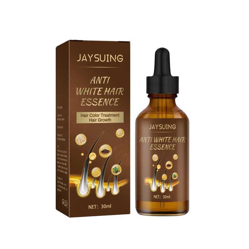 Îngrijire 30ml Hair Black Hair Spray Essence Reverse White Hair Treatmnt Ser Anti-căderea părului Spray reparator pentru păr bărbați și femei_voghion.com