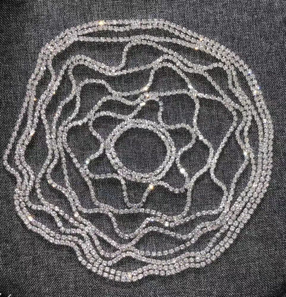 Accessori da sposa con strass, nappe, copricapo in rete, fascia per capelli, accessori da passerella_voghion.com