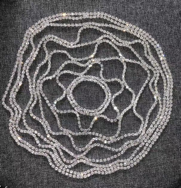 Accessori da sposa con strass, nappe, copricapo in rete, fascia per capelli, accessori da passerella_voghion.com