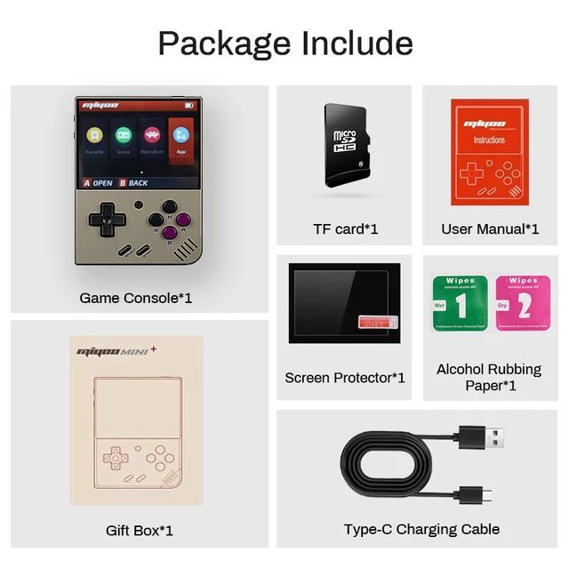 Console di gioco portatile WiFi Miyoo Mini Plus V3 da 3,5 pollici_voghion.com