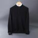 Verdickter Kaschmirpullover Herren Kaschmir Halbrollkragenpullover mit Reißverschluss Jugend Business Casual Top_voghion.com