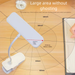 Student Desk Lamp - Phone Holder & USB Charger | Adjustable Clip Light | Eye-Protection Dormitory Study_voghion.com