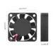 4Pcs 3D Printer 4010 Cooling Fan 40x40x10mm 12V 0.1A With 2 Pin Dupont Wire 40x40x10mm Quiet Brushless Cooling Computer Case Fan_voghion.com
