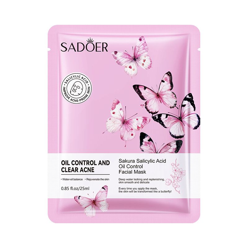 Maschera idratante nutriente all'acido salicilico Sakura da 25 ml, prodotto per la cura della pelle_voghion.com