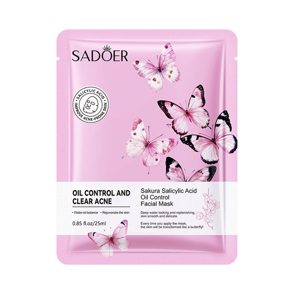Maschera idratante nutriente all'acido salicilico Sakura da 25 ml, prodotto per la cura della pelle_voghion.com