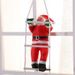 Christmas Festive Santa Claus Hanging Ornament With Ladder - Sponge Filled Decor For Home Tree (25cm/30cm/40cm/50cm/60cm/90cm/120cm)_voghion.com