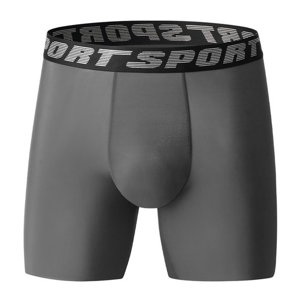 Heren Grote Maat Anti-wrijving Shorts Zomer Dunne IJs Zijden Ondergoed Heren Naadloze Boxerbroek Hardloopboxerbroek_voghion.com