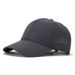 Summer solid color baseball cap thin section mesh breathable simple duck tongue cap outdoor sunshade sunscreen sun hat_voghion.com