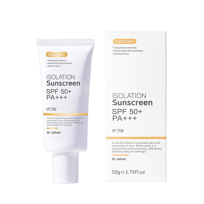 Päikesekaitsekreem Korea Dr Johom täiskehale SPF50+ ultraviolettvastane värskendav meestele ja naistele isoleeriv päikesekaitsekreem autentne_voghion.com