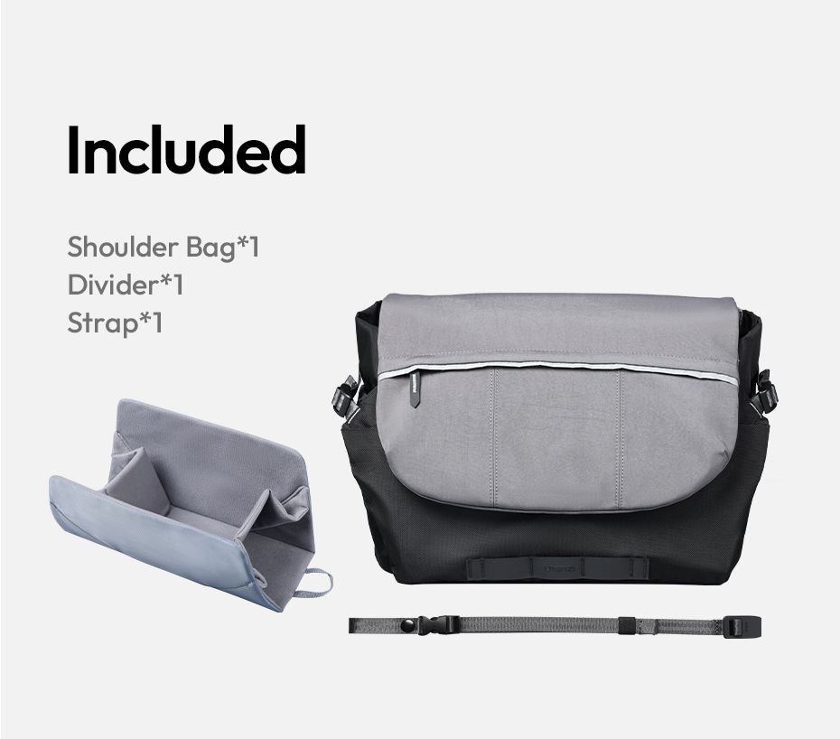 Borsa a tracolla ulanzi TE88 per fotocamera, treppiede e tablet, sistema di trasporto a 3 punti, capacità 15 l con divisori_voghion.com