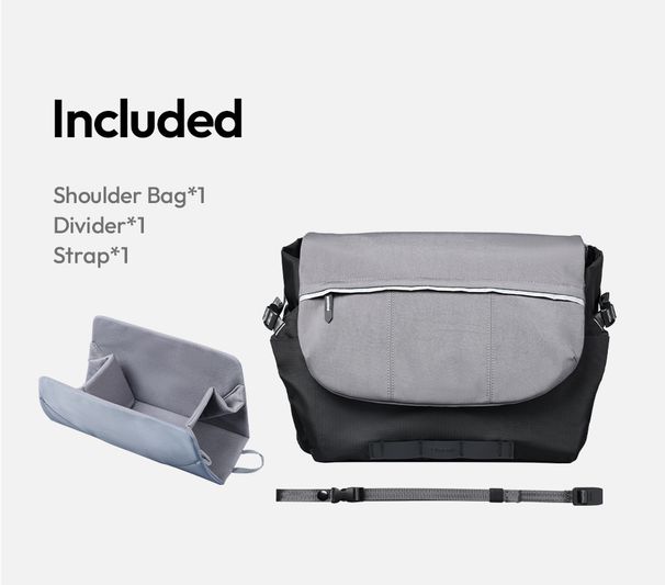 Borsa a tracolla ulanzi TE88 per fotocamera, treppiede e tablet, sistema di trasporto a 3 punti, capacità 15 l con divisori_voghion.com