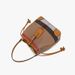 2023 Nei High-End Net Rout Leinwand Kariert Bucket Bag Damentasch am auslännesche Stil Single Shoulder Messenger Bag_voghion.com