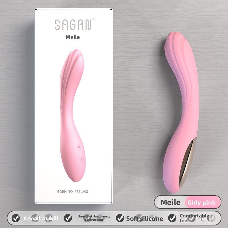Vibrator For Women, Multi-frequency Liquid Silicone Dual-head Electric Female Masturbation Massager Adult Sex Toy_voghion.com