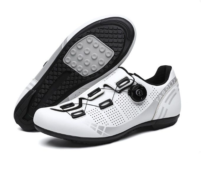 Uue stiili lukkudega rattakingad, topeltlukuga jalatsid, meeste ja naiste maanteejalgrattajalatsid, kõva põhjaga maastikuratta kummist põhi_voghion.com