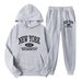 Herrenbekleidung Bedrucktes Hoodie- und Jogginghosen-Set für Herren – Trendige Streetwear mit Fleecefutter für Freizeit und Fitnessstudio_voghion.com