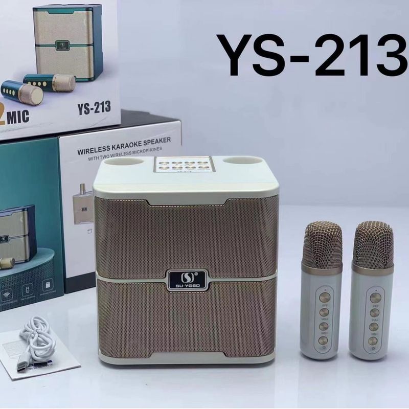 Nieuwe draagbare Bluetooth-peaker YS213 met variabel geluid en meerdere mobiele telefoonverbindingen, dubbele draadloze_voghion.com