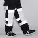 001 Gsousnow Luminous Color Block Snow Unisex 2021 Pantaloni da snowboard impermeabili caldi_voghion.com