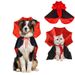 Halloween Vampire Costume Atmosphere Magic Witch Cloak Funny Cat Dog Cape_voghion.com