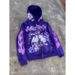 Sudadera con capucha y cremallera estilo urbano oscuro Y2K – Sudadera unisex extragrande con estampado gráfico 3D (S-3XL, negro/morado)_voghion.com