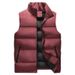 Cappotto invernale da uomo in cotone tinta unita, alla moda, ampio, versatile, spesso e caldo, gilet da coppia_voghion.com