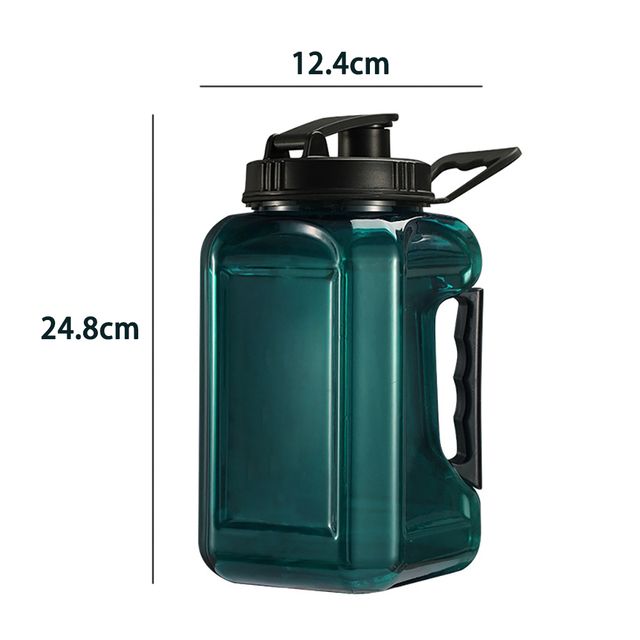 Μπουκάλι νερού 2 λίτρων για τον άνδρα Υπαίθρια ταξίδια Αθλητικά Γυμναστήριο BPA Δωρεάν φορητό στεγανό βραστήρα Πλαστικά μπουκάλια νερού μεγάλης χωρητικότητας_voghion.com