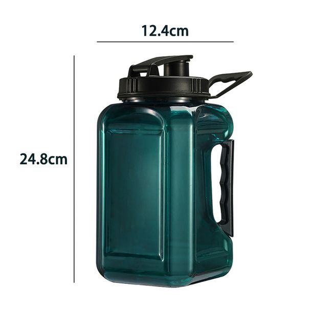 Μπουκάλι νερού 2 λίτρων για τον άνδρα Υπαίθρια ταξίδια Αθλητικά Γυμναστήριο BPA Δωρεάν φορητό στεγανό βραστήρα Πλαστικά μπουκάλια νερού μεγάλης χωρητικότητας_voghion.com