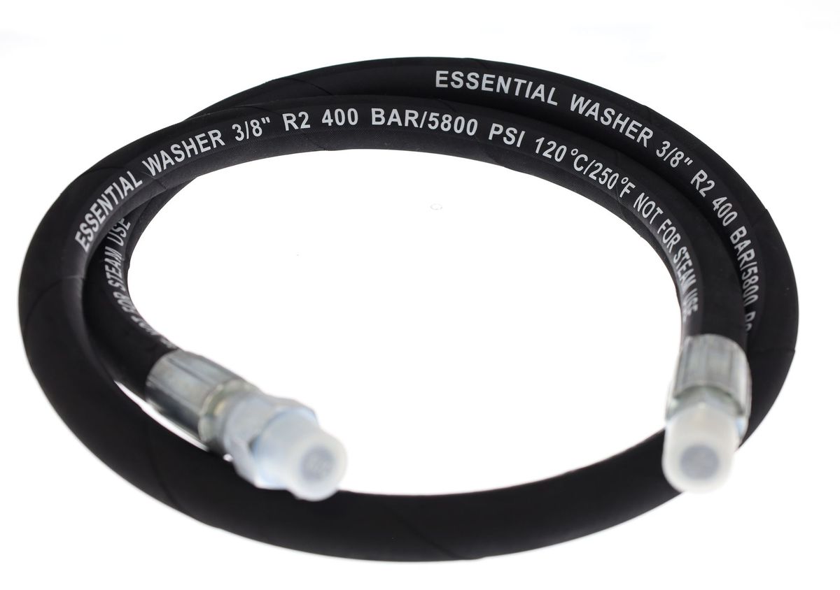 6 FT Whip Line For Pressure Washers | 3/8" 5800 PSI | Premium Commercial Grade Utility For Various Applications_voghion.com