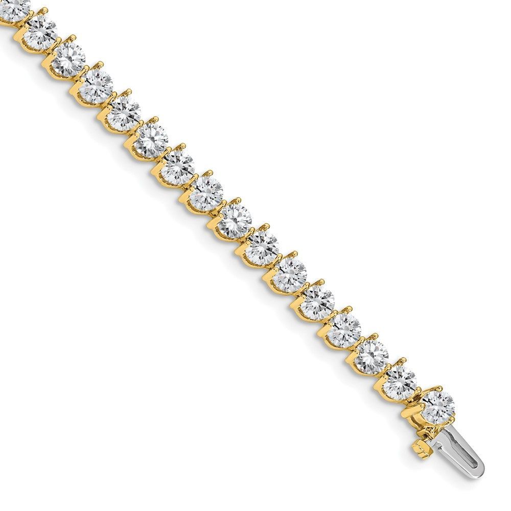 14k Diamond Tennis Bracelet Mounting_voghion.com