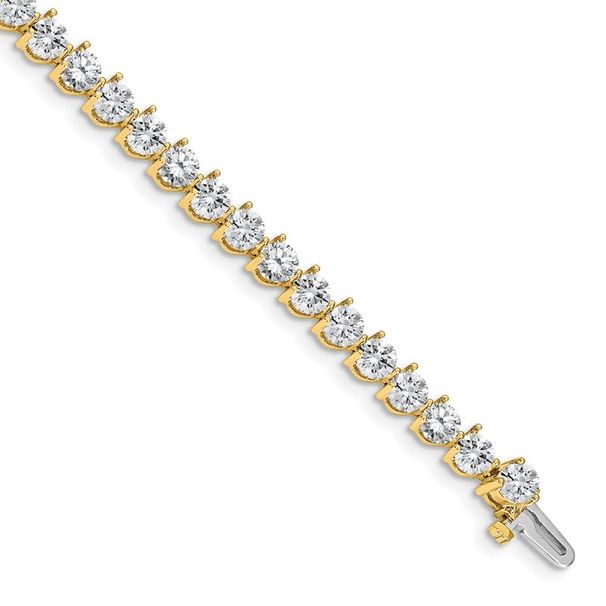14k Diamond Tennis Bracelet Mounting_voghion.com