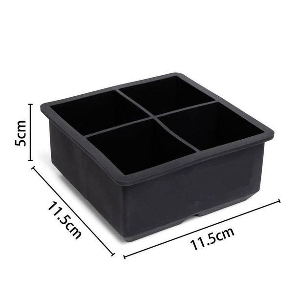 Hot Selling 6-Linked Large Silicone Tray Cube Easy Release Quick Freeze Ball Ice Making Mold_voghion.com