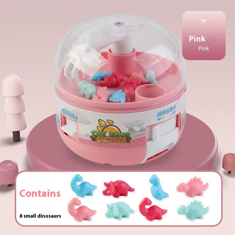 Children's Mini Dinosaur Grabbing Doll Twisting Egg Machine Interactive Toy_voghion.com