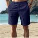 Men's Clothing Men's Cotton And Linen Casual Pants Men's Casual Five Point_voghion.com