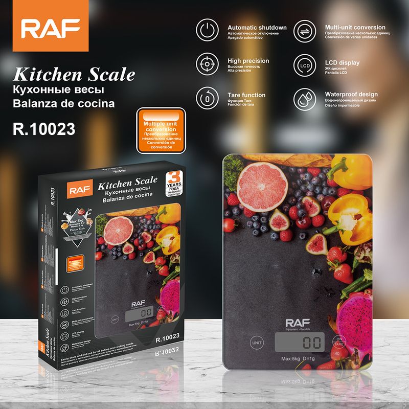 Precision Kitchen Electronic Scale Household Square Tempered Glass High Precision Small Gram Scale Weighing Food_voghion.com