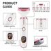 5-in-1 Women's Electric Hair Removal Device - USB Rechargeable Digital Display For Private Parts_voghion.com