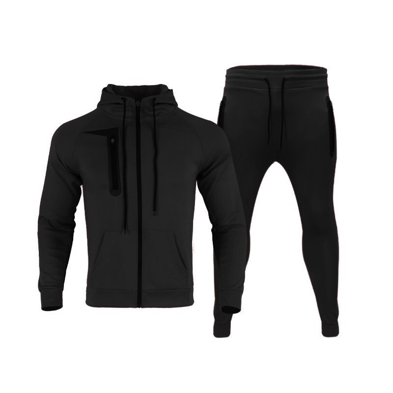 Spring and Autumn New Multicolor Large Size Youth Breathable Casual Couple Sportswear Sports Fiess Set Men_voghion.com