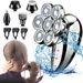 Electric Shaver Bald Beard Hair Skull Trimmer Beard Remover Men 7 Head 7D Razor_voghion.com