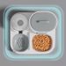 Kattenvoer, waterbak, hondenbak, kattenbak, soepele voer- en watervoorziening, twee-in-één waterdispenser, kattenbak, huisdierbenodigdheden_voghion.com