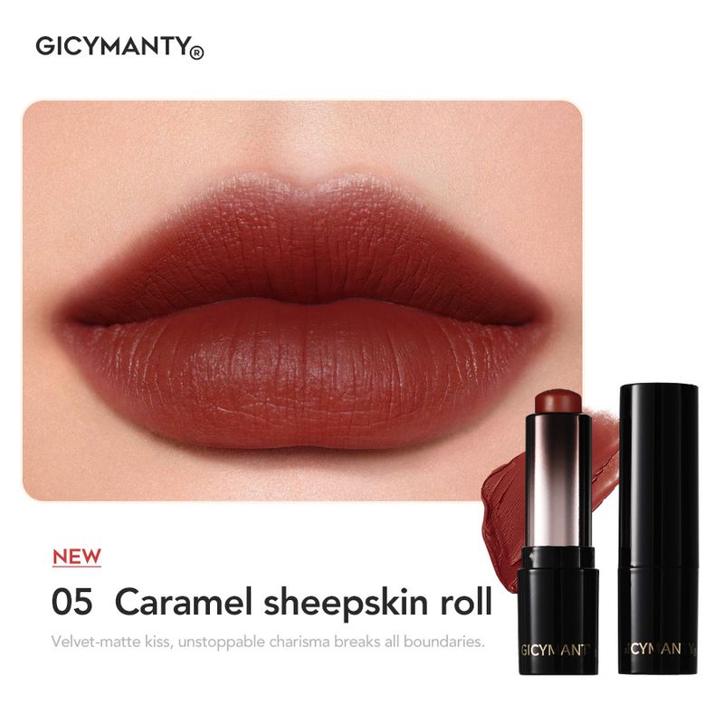 Rossetto opaco morbido - Finitura vellutata a bassa saturazione, tenuta anti-transfert 12 ore, formula leggera e non appiccicosa._voghion.com