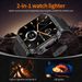 P60 Bluetooth Smartwatch met bloedzuurstof- en bloeddrukmeting, multisporttracking, HD-touchscreen, compatibel met iOS en Android_voghion.com