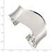 Sterling Silver Polished Wave Cuff Bangle_voghion.com