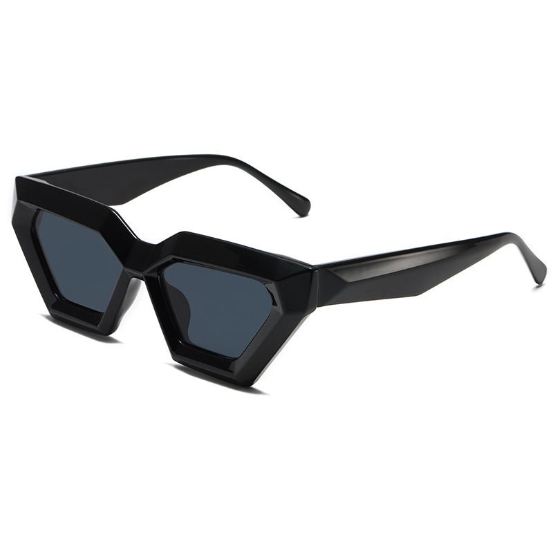 Xinbei New Cat Eye Y2K Future Style Polygonal Fashion Glasses Trendy Sunglasses For Men And Women_voghion.com