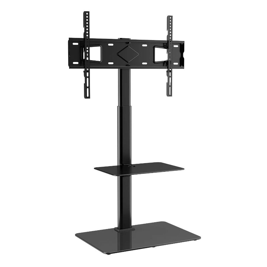 Stand Stand Base With Inch TV Height Tall Swivel Stand Mount Glass To For TV Portable Tempered F TV 65 TVs Adjustable Floor 32_voghion.com