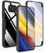 Custodia per telefono a copertura totale per Xiaomi Poco X3 NFC M3 X4 Pro F3 Mi 11 10 Lite 12 12X 11T Pro Trasparente 2 in 1 Front + Bac_voghion.com
