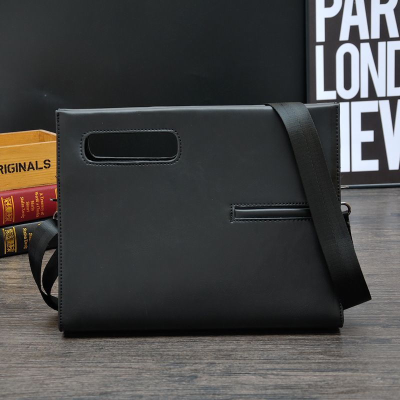 Men's ClutchBag Wrist Bag Vintage Briefcase For Men Hand Bag Hand Bill Of Lading Shoulder Crossbody Clip Bag Document Bag Casual Men's Bag_voghion.com
