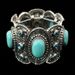 Fashion Turquoise Bracelet Jewelry Hollow Inlaid Diamond Hand Travel Photography Accessories_voghion.com
